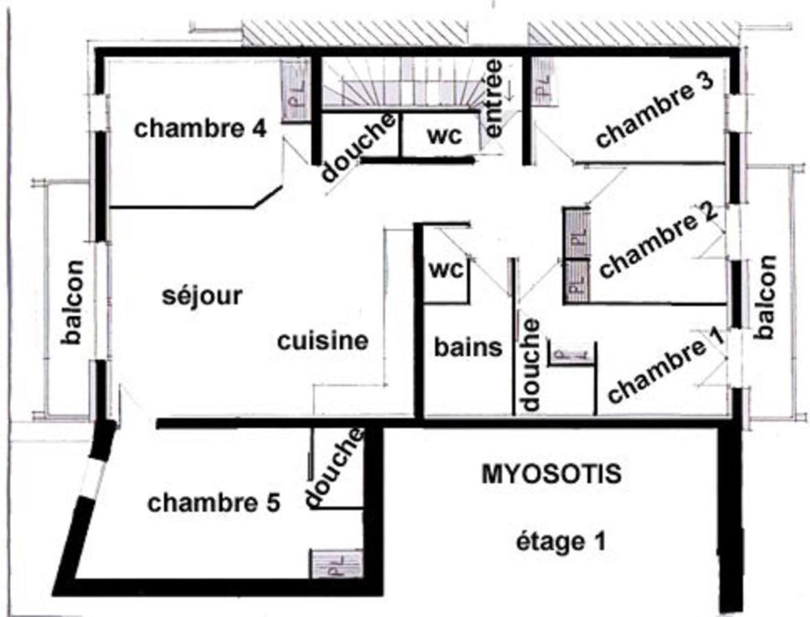 Appartement Myosotis Pour 10 Personnes Сен-Мартен-де-Бельвиль Экстерьер фото